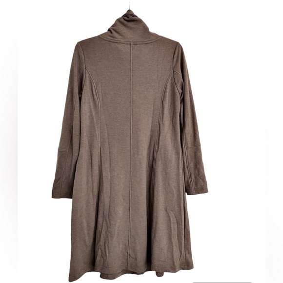 Soft Surroundings Taupe Cowl Neck Dress Size Small - Picture 2 of 8